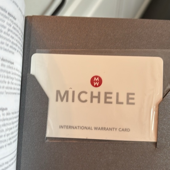 Michele gold diamond watch - Picture 6 of 7